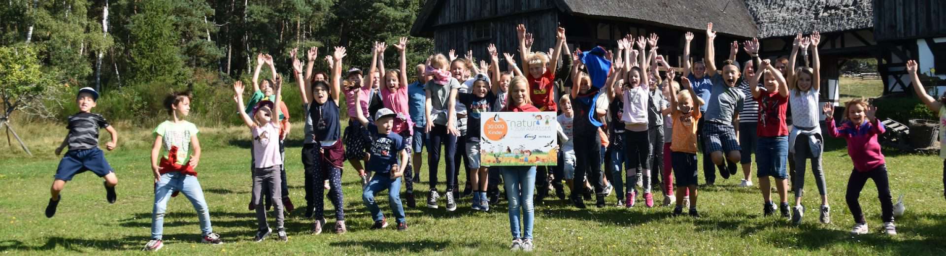 30.000. Kind beim Umweltbildungsprojekt Natur zum Anfassen