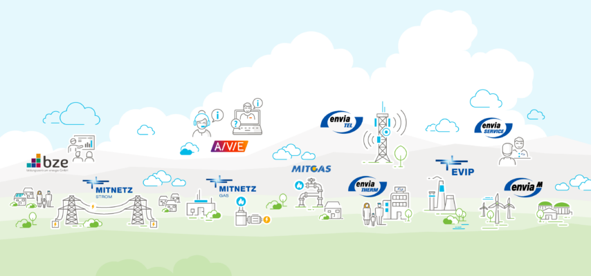 Gesellschaften der enviaM-Gruppe