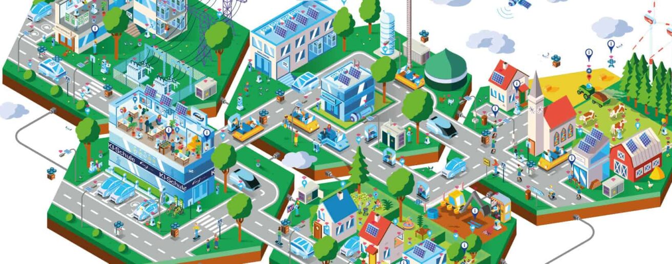 Zukunftsvision #enviaM2030, Wimmelbild