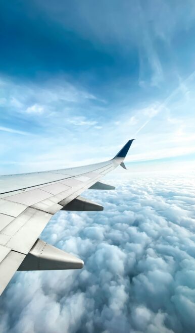 Impression aus dem Flugzeug