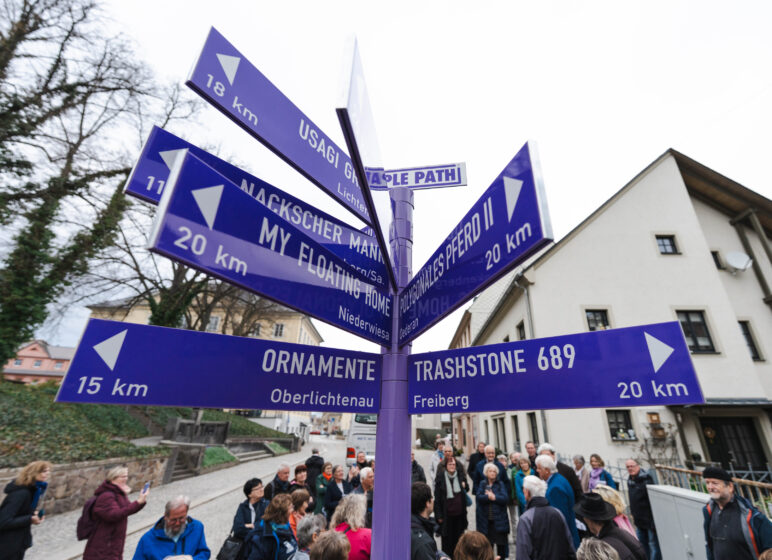 Purple Path, Hainichen, Bustour, Foto: Ernesto Uhlmann
