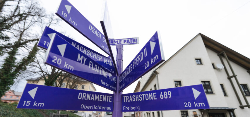 Purple Path, Hainichen, Bustour, Foto: Ernesto Uhlmann