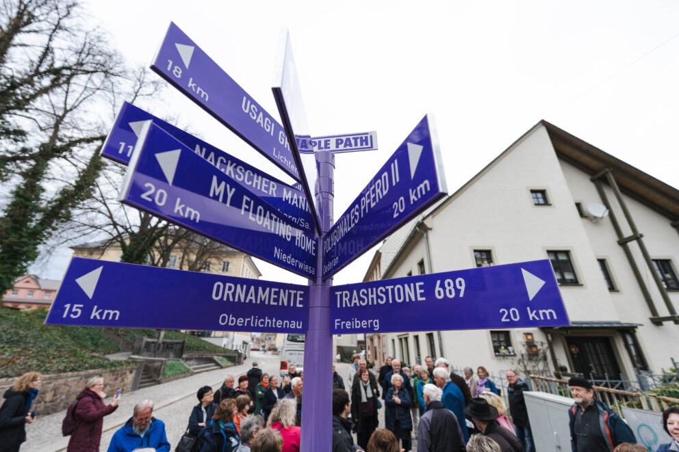 Purple Path, Hainichen, Bustour, Foto: Ernesto Uhlmann