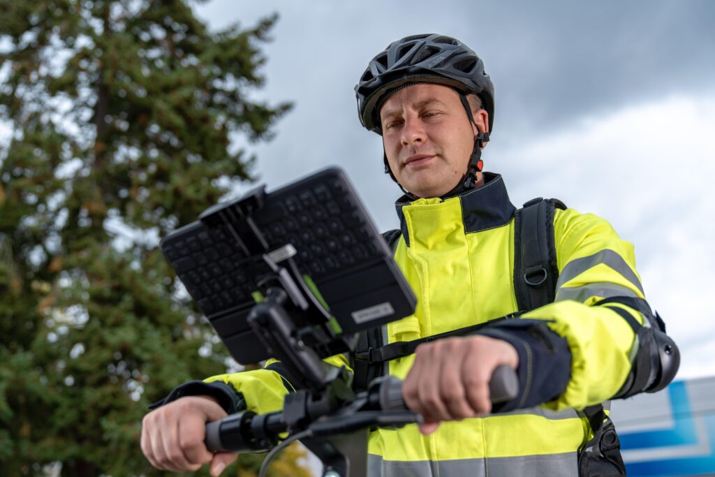 E-Roller zur Erkennung von Gaslecks