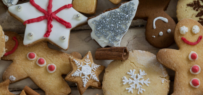 verschiedene Sorten Weihnachtsplätzchen