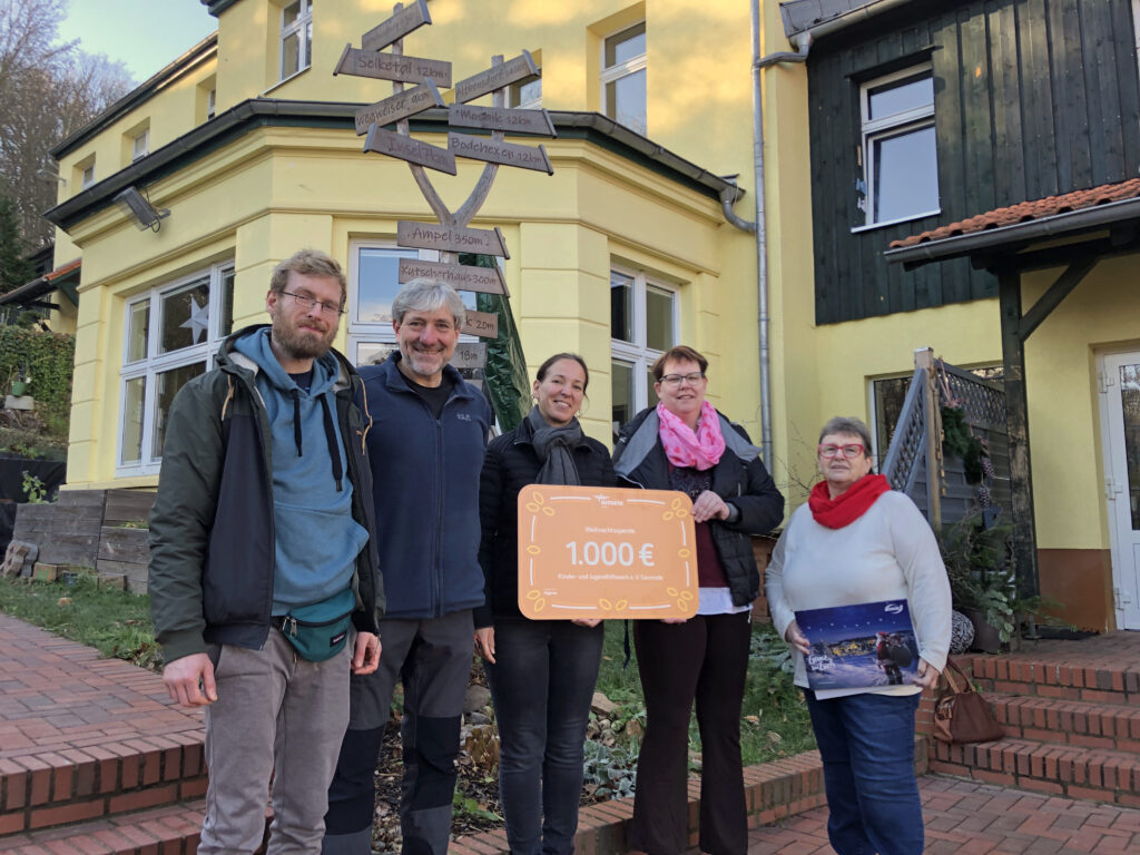 Weihnachtsspenden, Kinder- und Jugendhilfswerk e. V. Gernrode