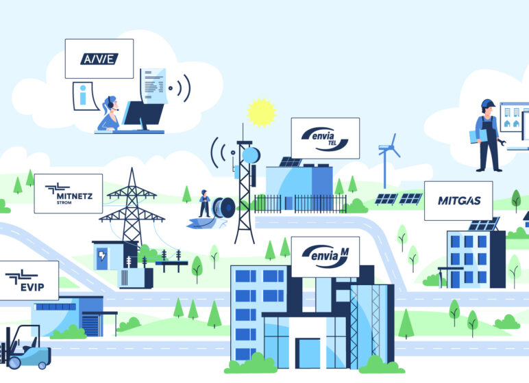 Grafik-Unternehmen der enviaM-Gruppe