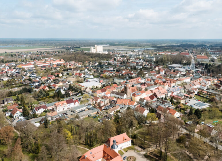 Luftaufnahme von Vetschau