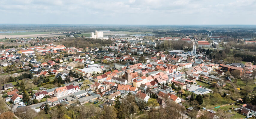 Luftaufnahme von Vetschau